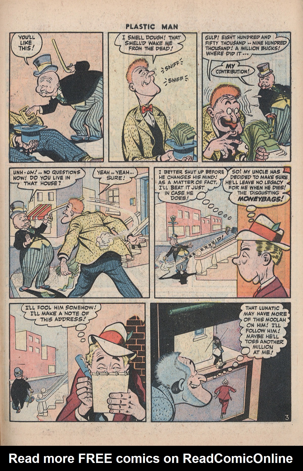 Read online Plastic Man (1943) comic -  Issue #5 - 39