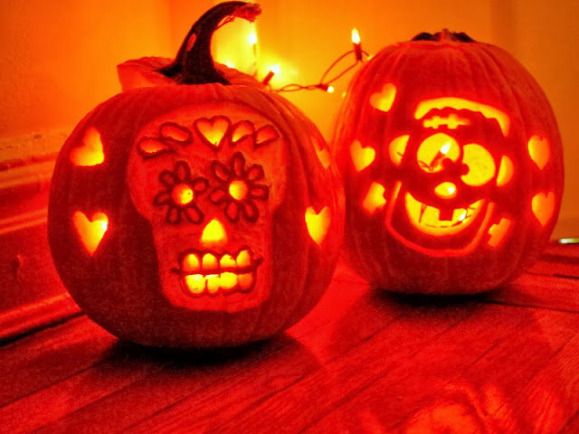 fun carved Halloween pumpkin