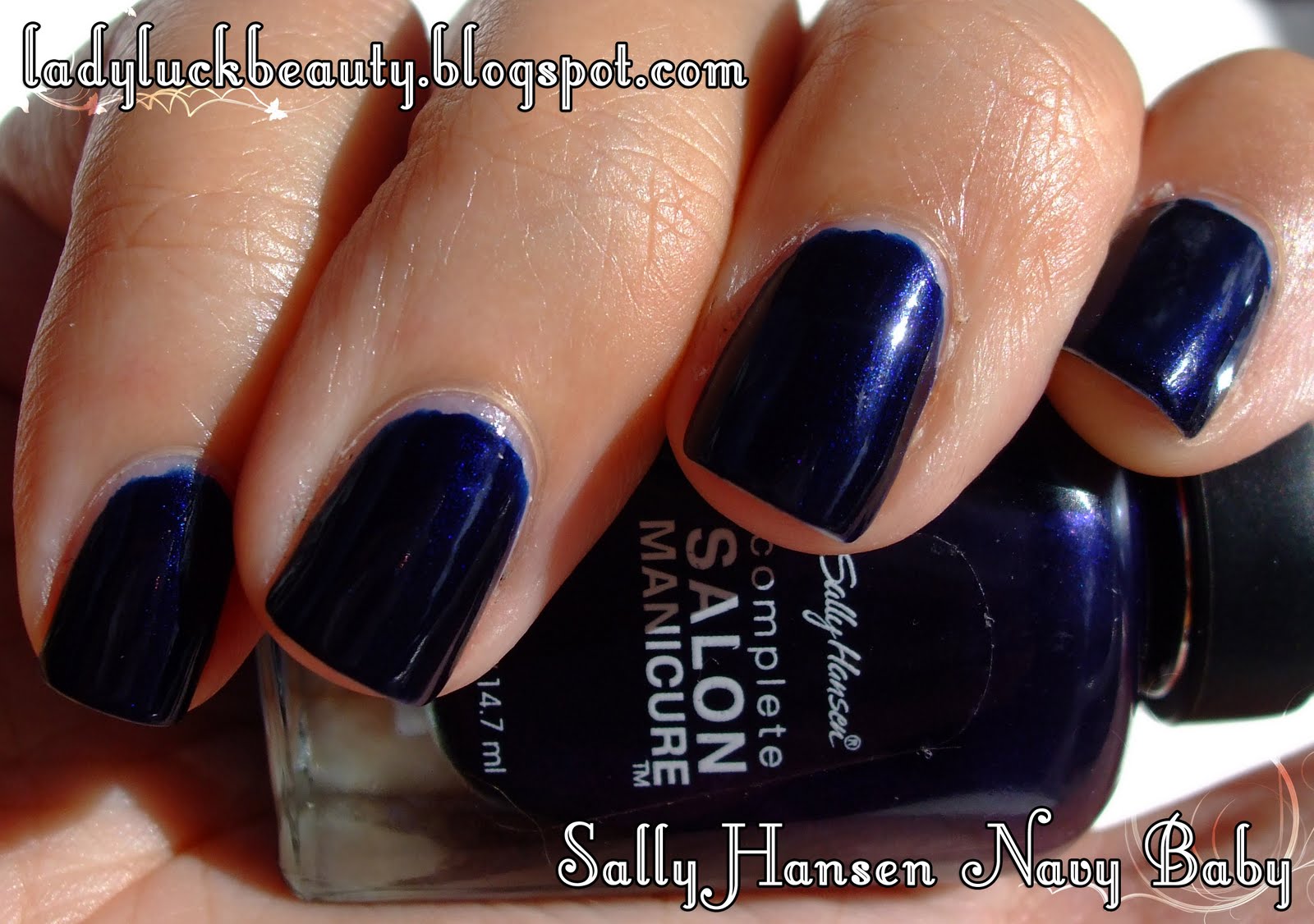 3. Sally Hansen "Navy Fleet" Nail Polish - wide 8