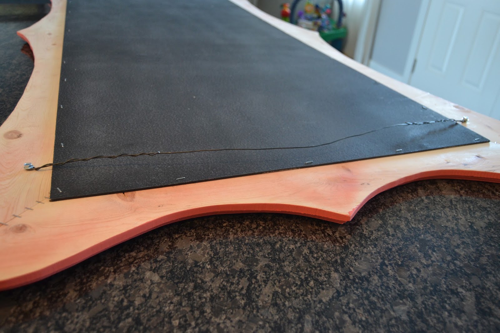 DIY Giant Chalkboard Tutorial Lou Lou Girls