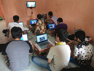 Suasana Les Kursus Privat Komputer di Bekasi