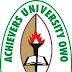 Achievers University, Owo 2017/18 JUPEB Programme Admission Form Out