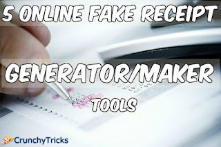 receipt generator tools fake maker taxi gas paperblog bill restaurant
