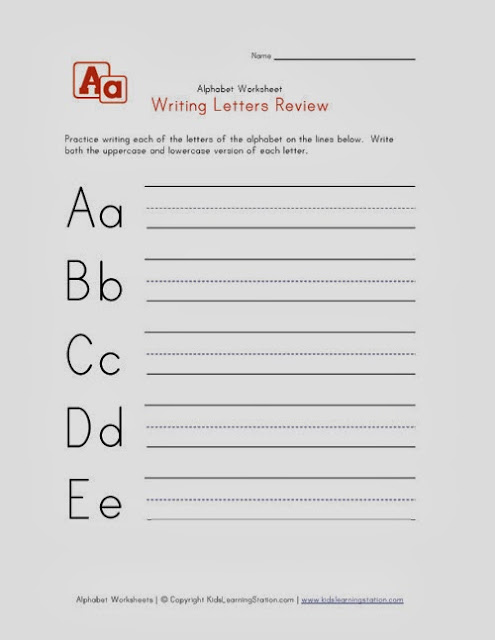 Handwriting Alphabet Worksheets