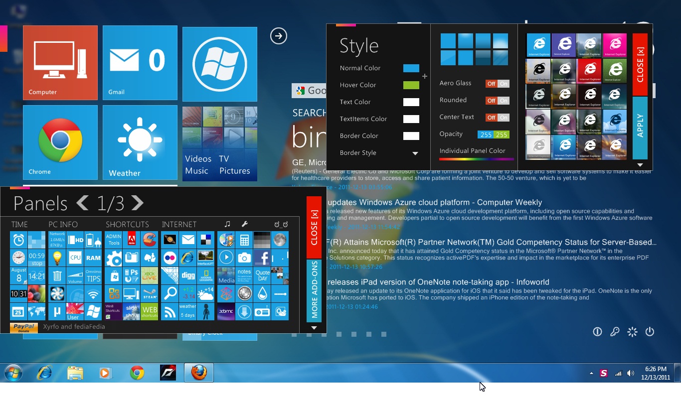 Tips And Tricks Omnimo Ui Change Windows 7 Desktop Like Phone Customization Guide