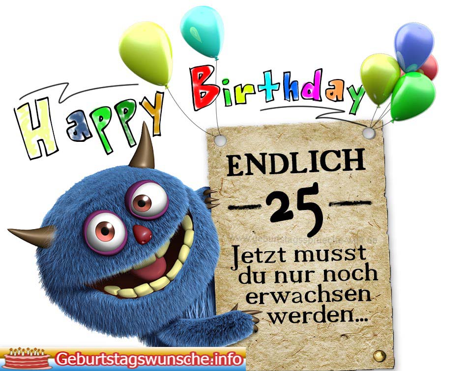 Geburtstagswunsche Zum 25 Geburtstag Tochter Beste Geschenke Fur
