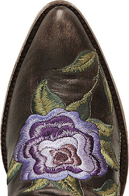 Old Gringo Cowboy boots in brown & purple