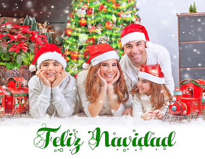 Amistades cuales amar dado mencionado Banco de Imágenes Gratis: Mensajes para desear una feliz Navidad con fotografía familiar