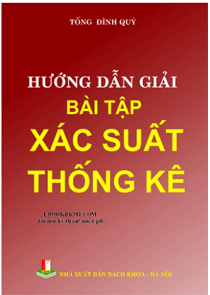 Sách Scan - Hướng Dẫn Giải Bài Tập Xác Suất Thống Kê (Tống Đình Quỳ) | Cộng  Đồng Kỹ Thuật Cơ Điện Việt Nam - Vietnam M&E Technology Community