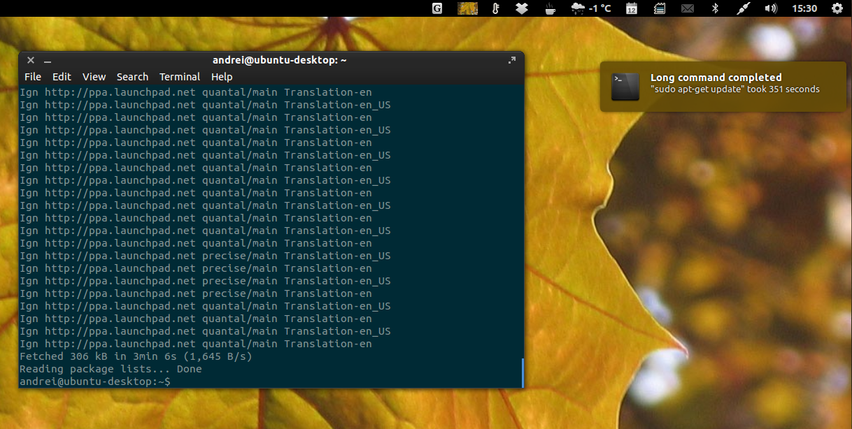 Undistract-me Notifies You When Terminal Commands Are Completed ~ Web ...