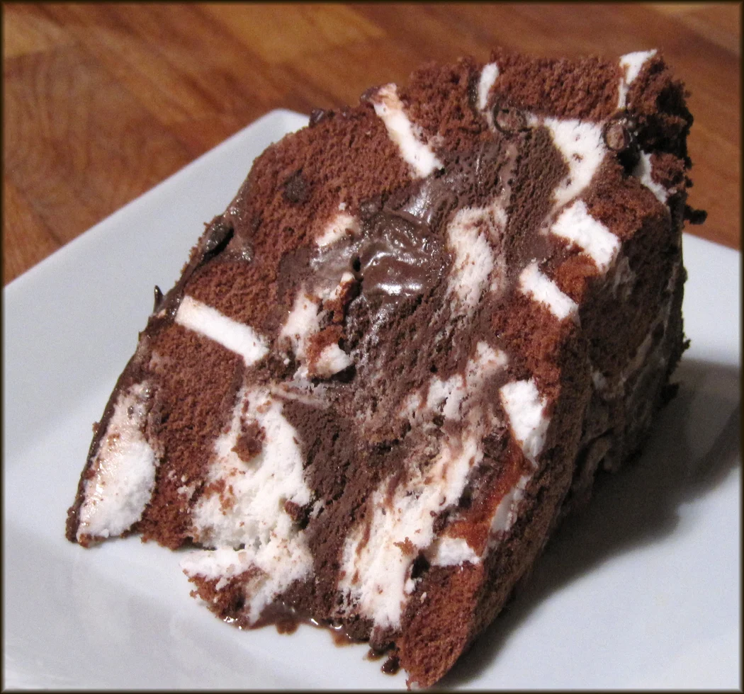 Chocolate Ice Cream Bombe Slice