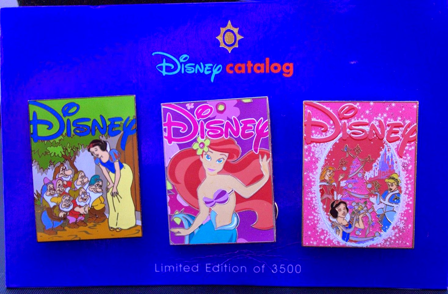 Filmic Light Snow White Archive Disney Catalog Cover Art in Pins