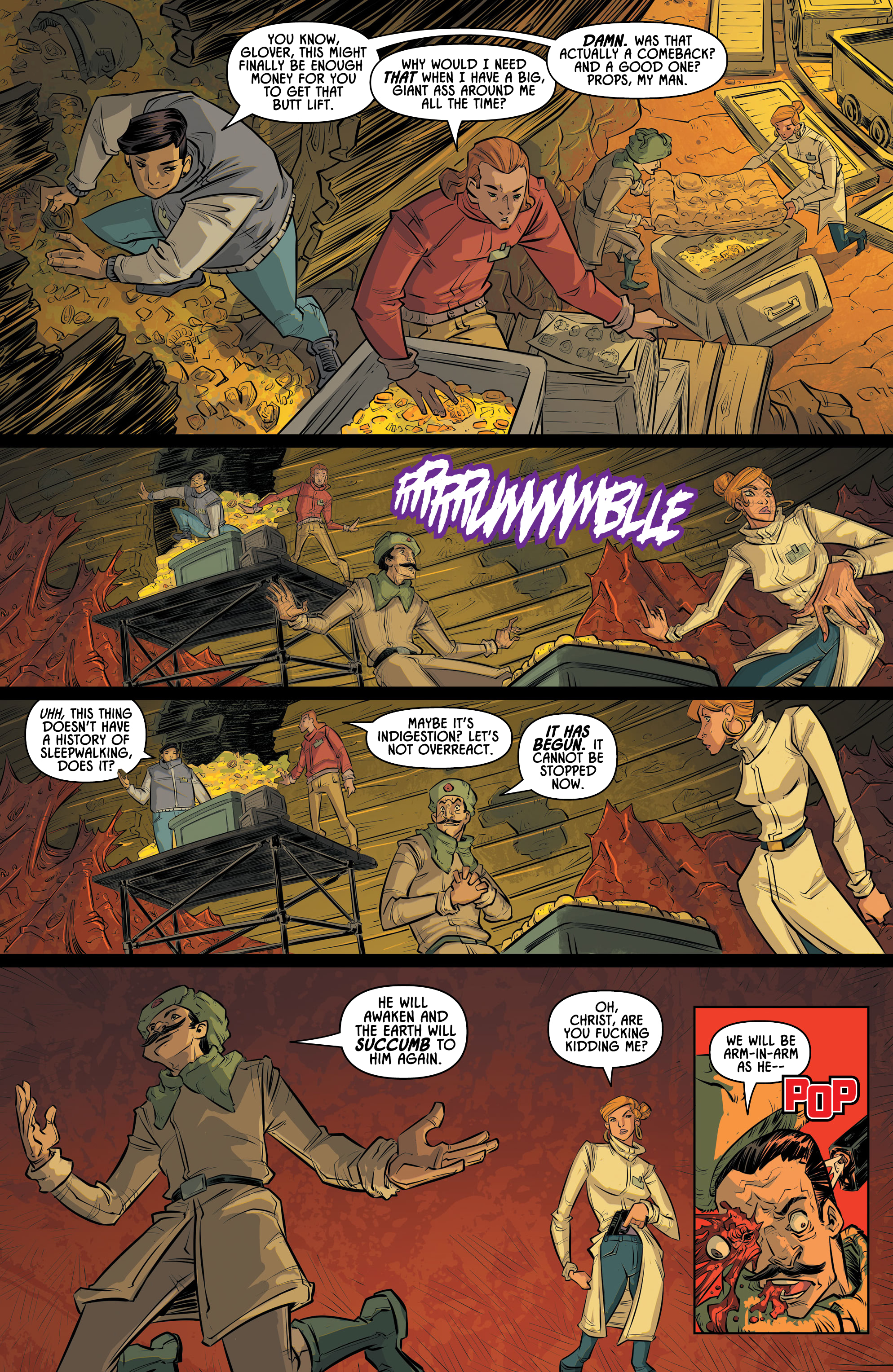 Read online Kaiju Score: Steal From the Gods comic -  Issue #3 - 19