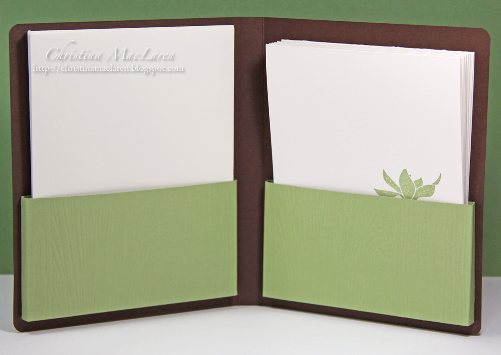 Message Card Folder SeaGlass Papercrafts: Card Folder tutorial (Warning: photo heavy post)