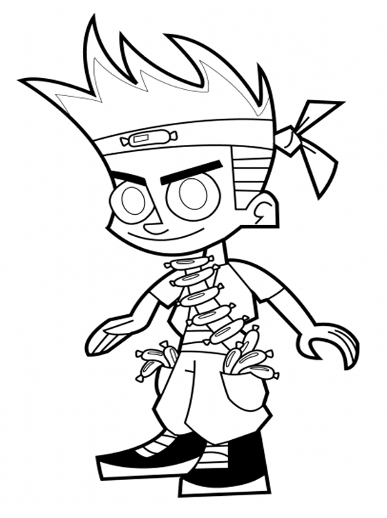 Kids Page: Johnny Test Coloring Pages | Free Printable Colouring Pages