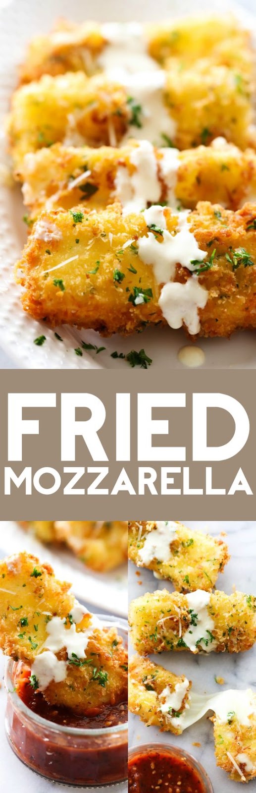 Fried Mozzarella freerecipefoods