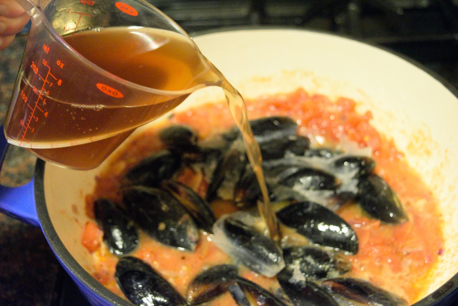 Mussels w/ Linguine The Kitchen Wife