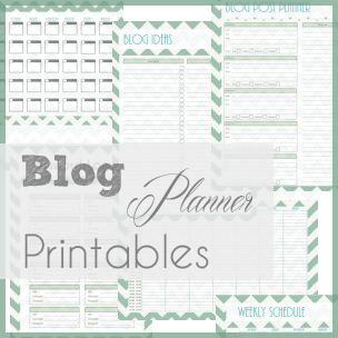 blog planner printables
