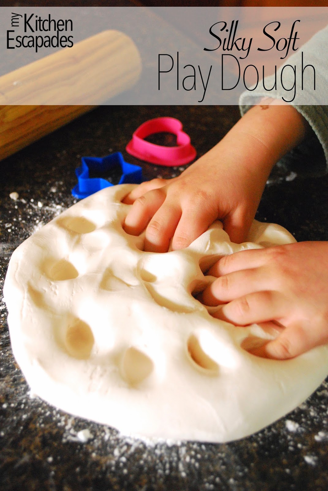 Make silky soft play dough with only two ingredients. Your kids will love it. It's a perfect activity to try during summer!