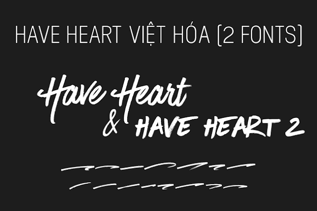 Font Việt Hóa || SVN-Have Heart 