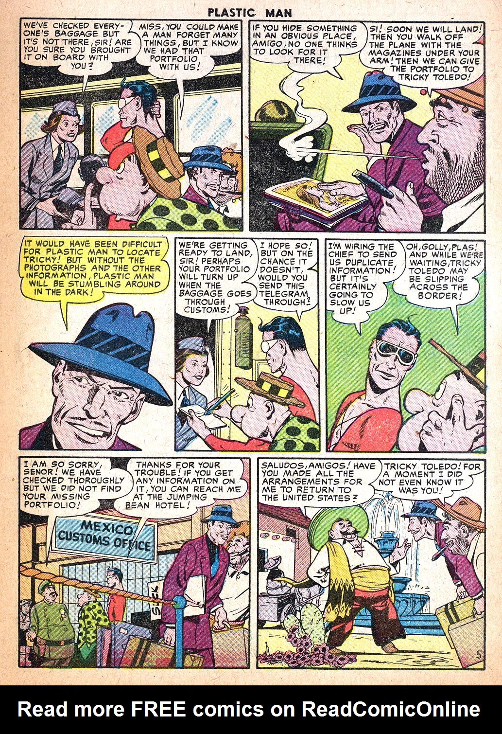 Read online Plastic Man (1943) comic -  Issue #53 - 7