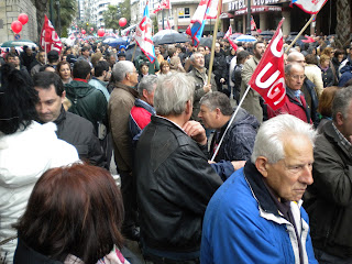 Manifestación 1 de mayo de 2012 en Vigo
