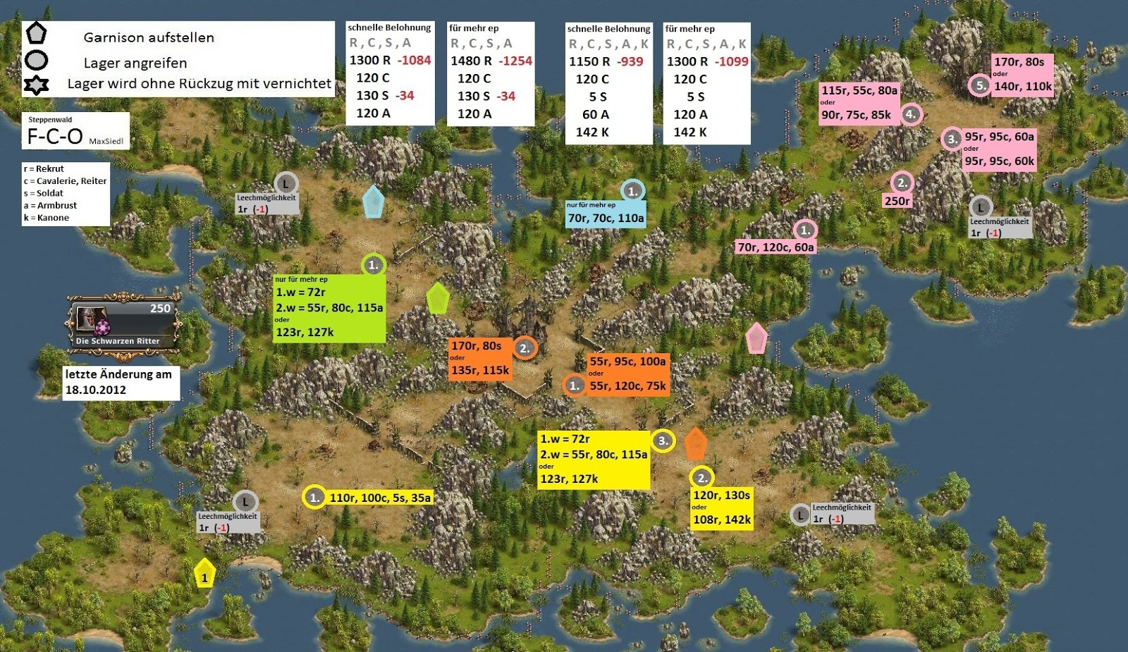DSO: DIE RAKETEN - Apfelhain [Welt 7]: 250er Die Schwarzen Ritter