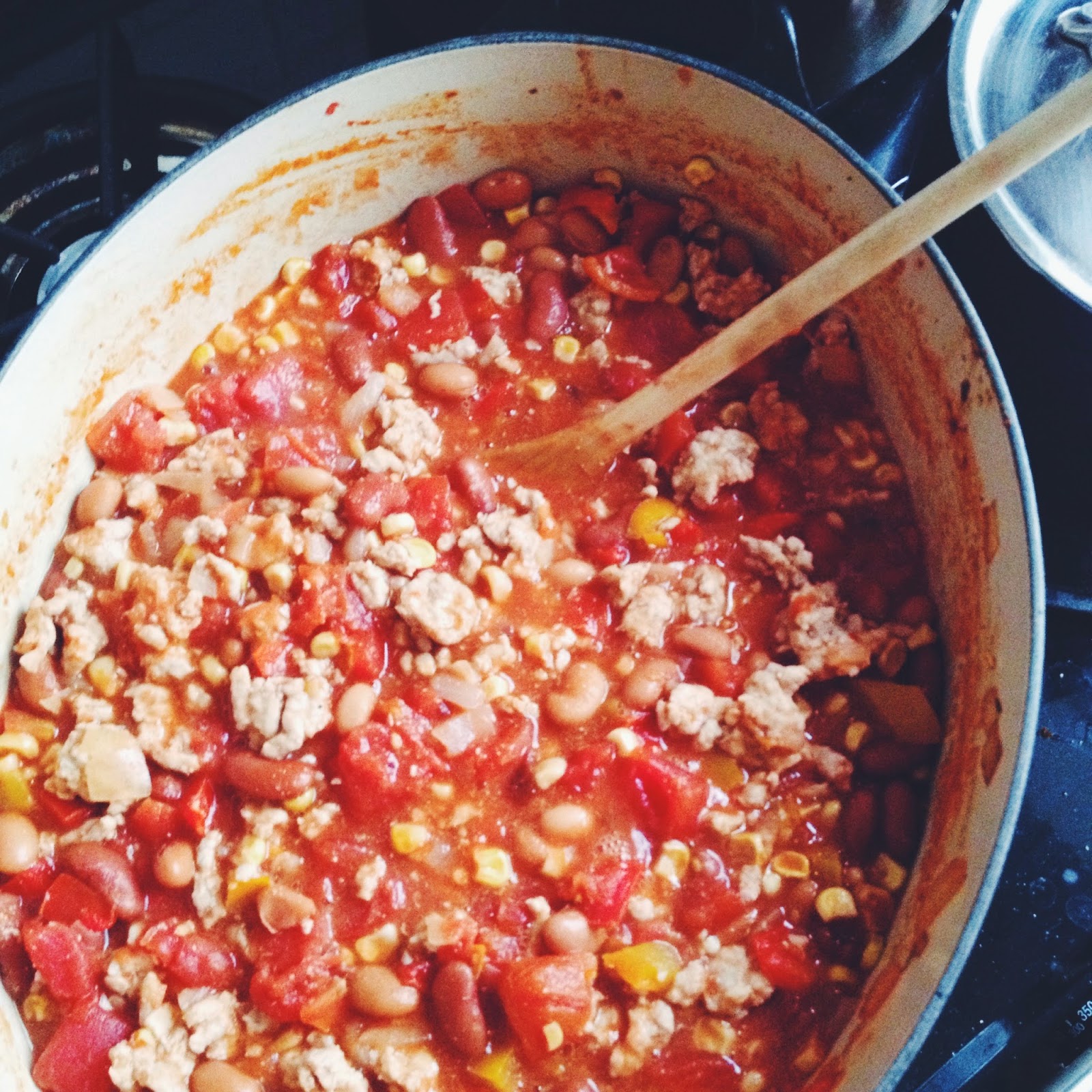 the little house in the city Turkey Chili for a Crowd