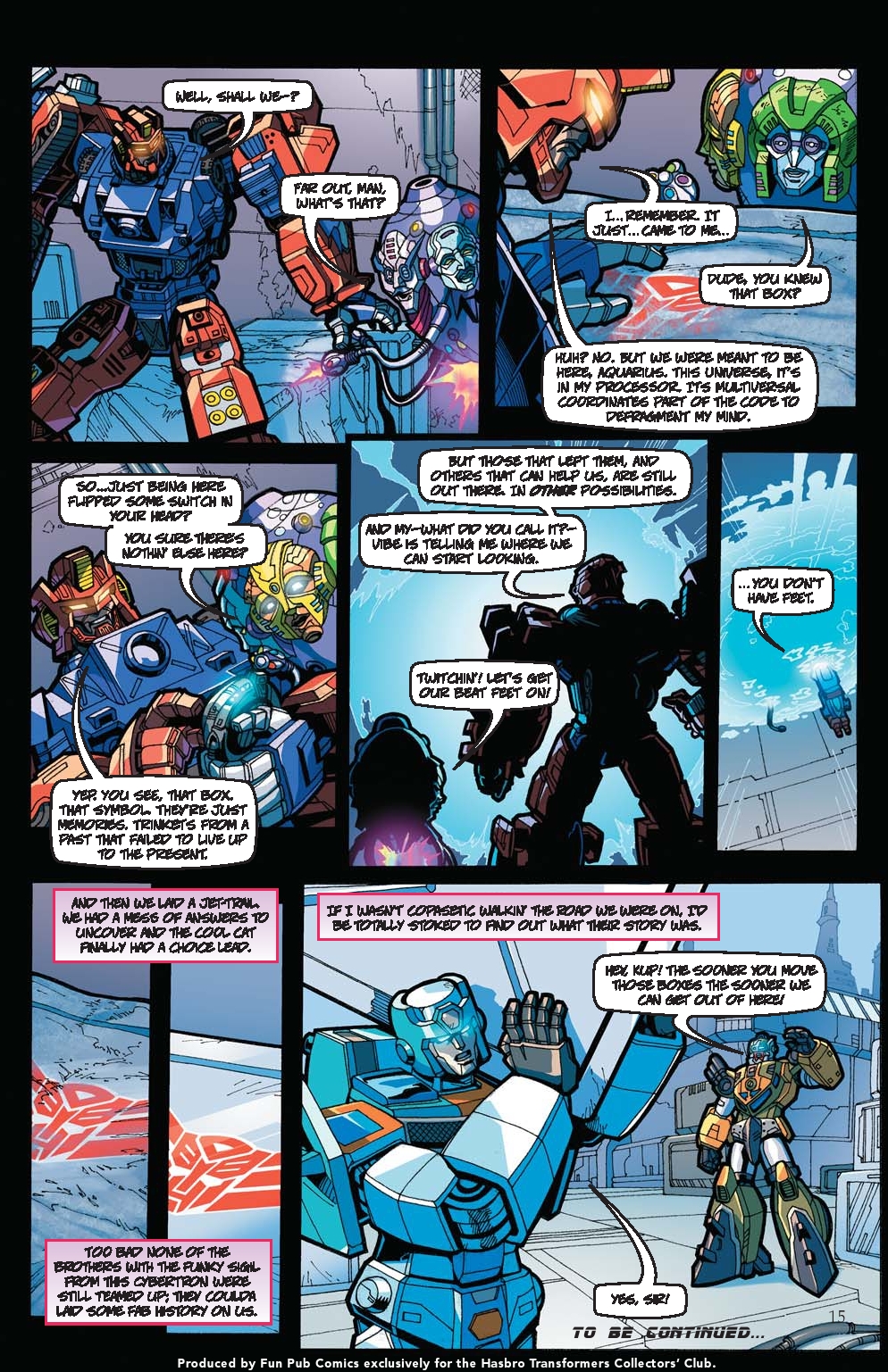 Read online Transformers: Collectors' Club comic -  Issue #31 - 15