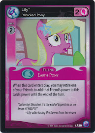 My Little Pony Lily, Panicked Pony Canterlot Nights CCG Card