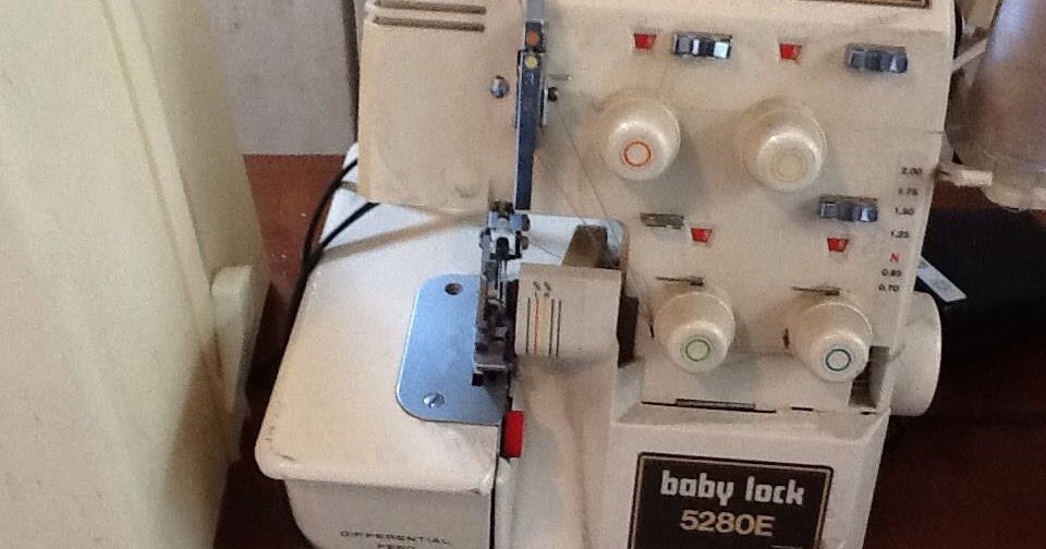 BABY LOCK 5280E SERGER SEWING MACHINE SEWS PROFESSIONAL SEAMS QUICKLY
