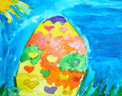 watercolor easter egg paintings eggs painting chin colle morning