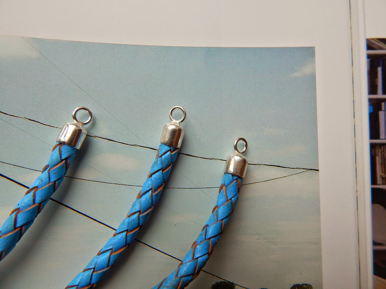 DIY Leather Cord Charm Bracelet