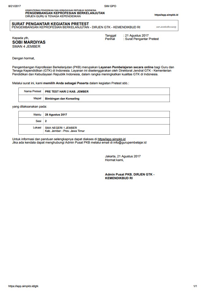 Rencana Dan Jadwal Ujian Pre Tes Ukg 2017 Mardiyas Com