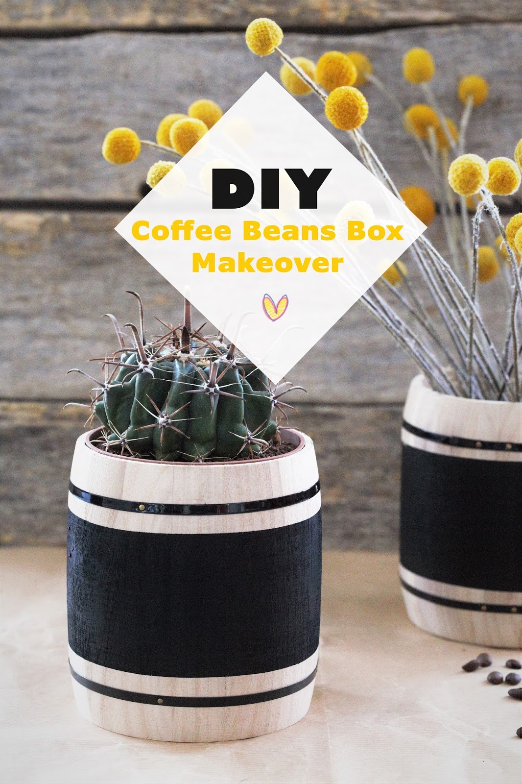 DIY Coffee Beans Box Makeover