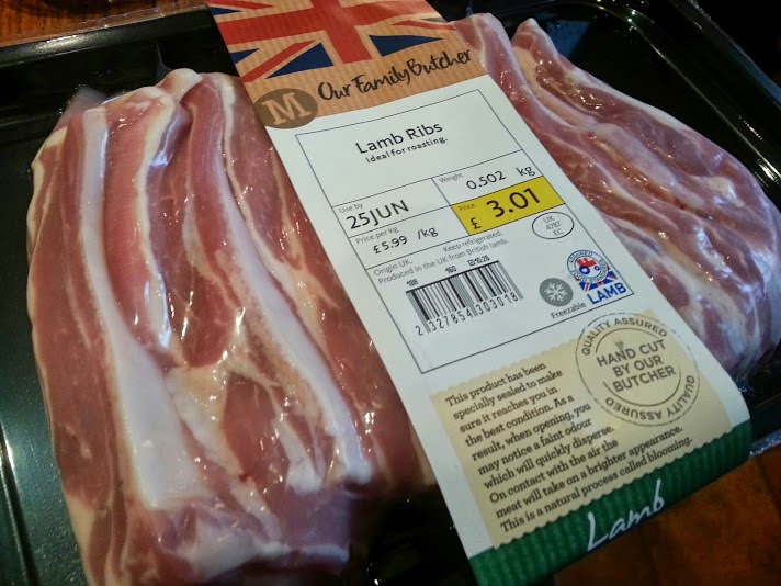 Morrisons Home Delivery Review Fresh Cut Butchers Lamb ribs