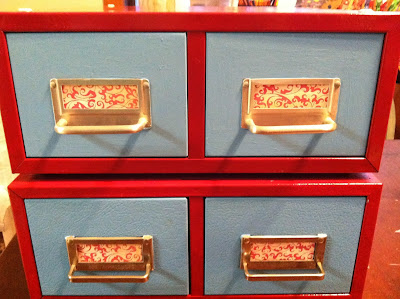 Junk Score: Updated Storage: Repurposed Library Catalog Boxes