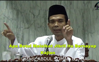 Kajian Abdul Somad Lc MA Ustadz Apa Betul Malaikat Jibril itu Bersayap