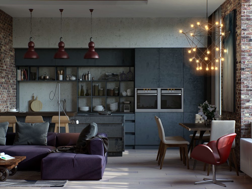 red-and-purple-industrial-decor
