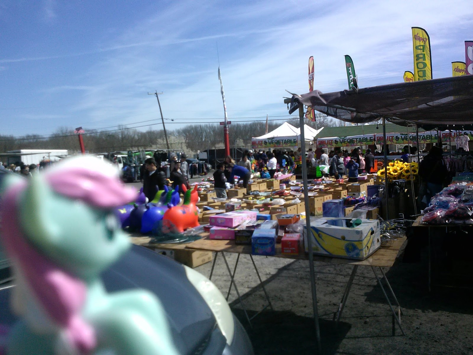 Where's Minty? Englishtown Flea Market part 1
