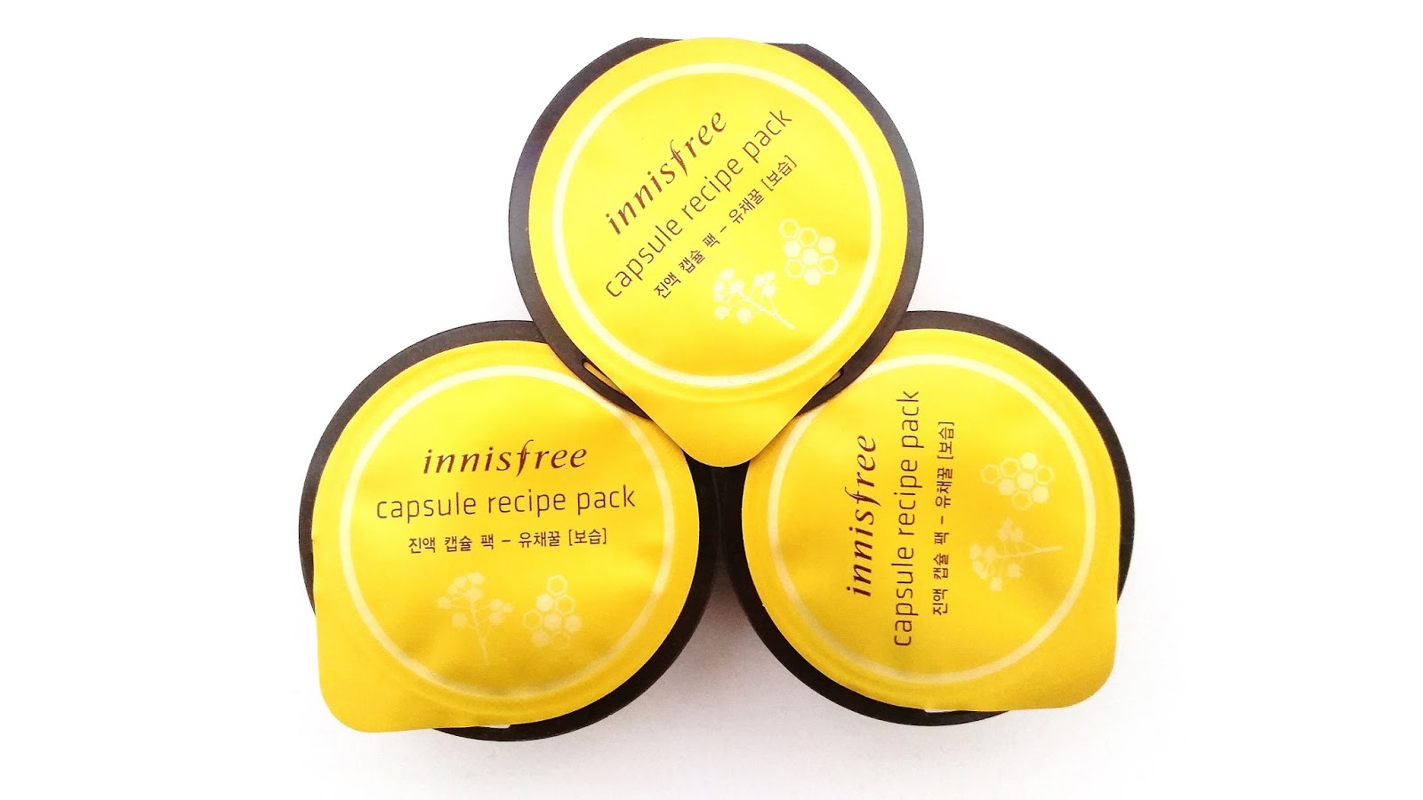 Innisfree Capsule Recipe Pack Canola Honey Review Dreams to Creations
