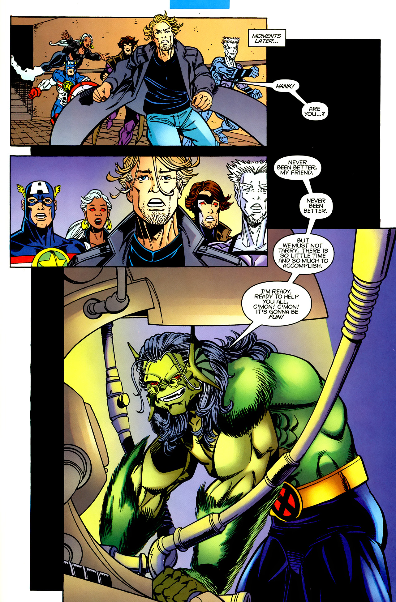 Read online Mutant X comic -  Issue #25 - 30