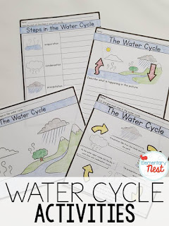 Second Grade Nest: Teaching Water Cycle: Activities, Resources, and a