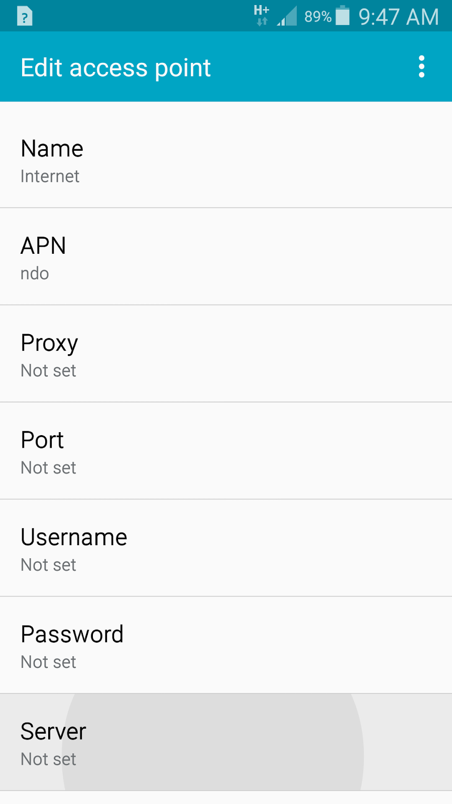 Apn Settings For Verizon Samsung Galaxy S5 On Cricket