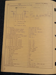 Yamaha Service Data Motorcycle Model RD125A - page 2