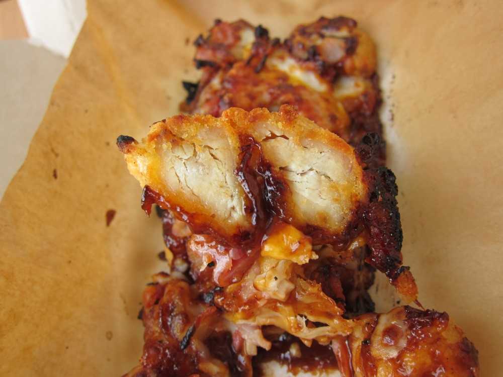 Review Domino S Sweet Bbq Bacon Specialty Chicken Brand Eating