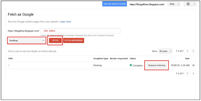 Cara Submit URL Artikel ke Google Webmaster Tools atau Google Search Console