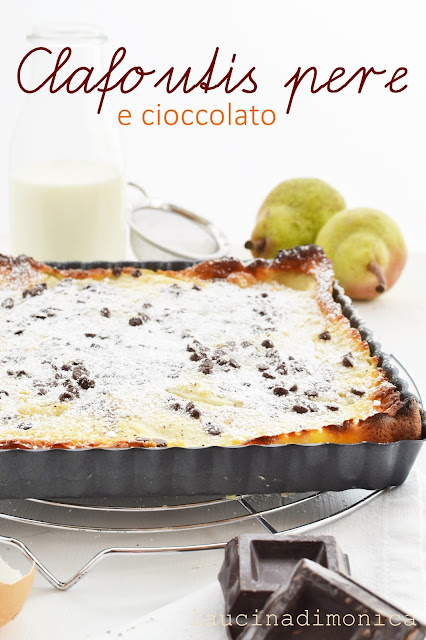 clafoutis pere e cioccolato - re cake#08