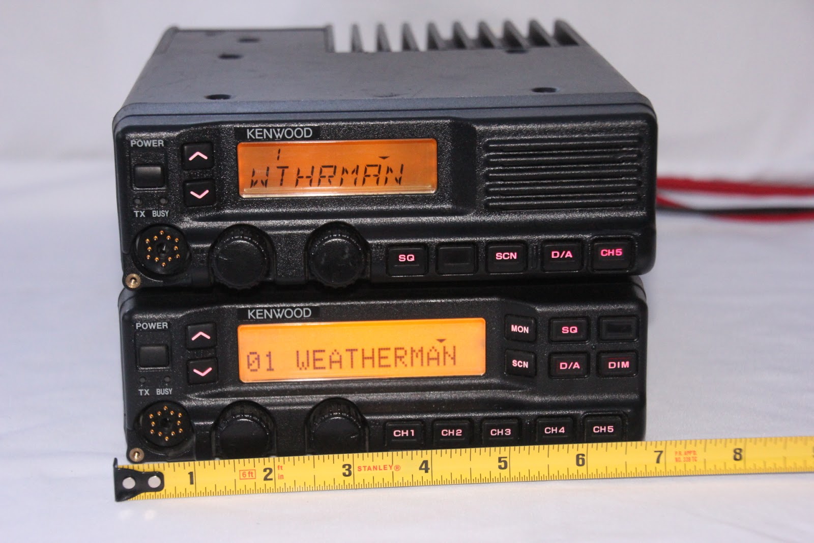 Zebras Running Wild Kenwood TK890 Amateur Radio Mod (repost)