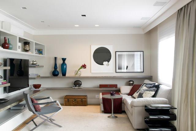 Decoração de salas pequenas: lindas e alguma tem seu estilo. Blog Achados de Decoração